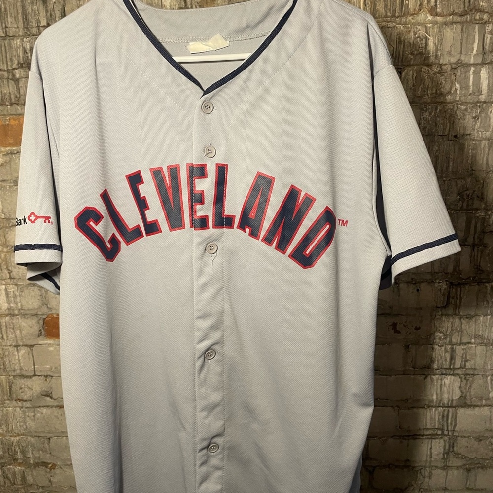 Cleveland Indians Guardians Gray Jersey Jason Kipnis